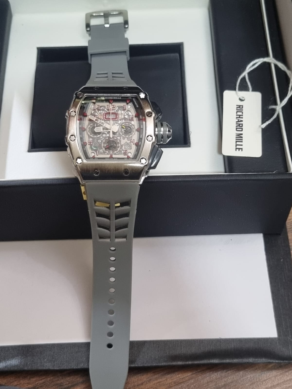 Luxury Skeleton Dial Men’s Watch